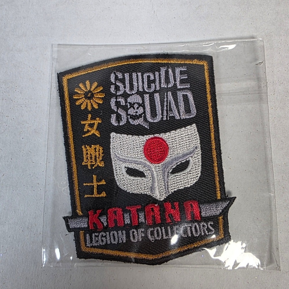Funko DC Comics Legion of Collectors Suicide Squad Katana Embroidered Patch